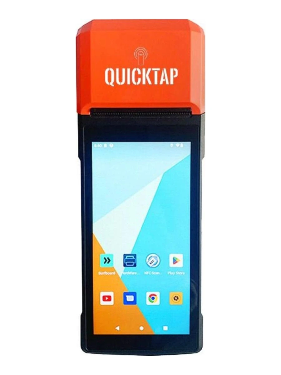 QuickTap handheld POS, red