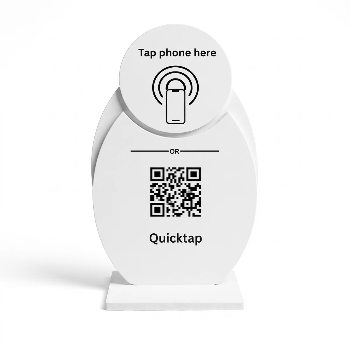 QuickTap double-sided stand