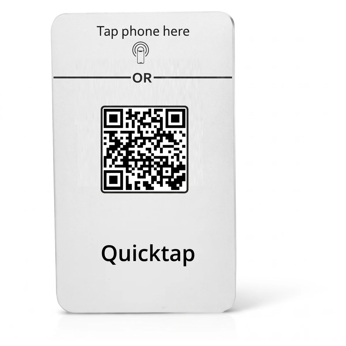 QuickTap stick-on stand